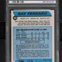 1986 O-Pee-Chee  Hockey #160 Ray Ferraro RC - PSA 8 OC - RC000001655