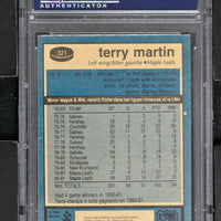 1981 O-Pee-Chee  Hockey #321 Terry Martin - PSA 8 - RC000001780