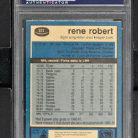 1981 O-Pee-Chee  Hockey #322 Rene Robert - PSA 8 - RC000001783