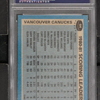 1981 Topps  Hockey #64 Thomas Gradin - Canucks Scoring Leaders - PSA 10 - RC000001807