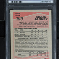1989 O-Pee-Chee  Hockey #190 Craig Janney RC - PSA 9 - RC000001861