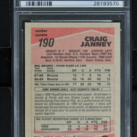 1989 O-Pee-Chee  Hockey #190 Craig Janney RC - PSA 9 - RC000001862