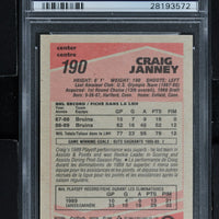1989 O-Pee-Chee  Hockey #190 Craig Janney RC - PSA 9 - RC000001863