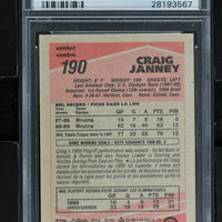 1989 O-Pee-Chee  Hockey #190 Craig Janney RC - PSA 9 - RC000001866