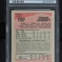 1989 O-Pee-Chee  Hockey #190 Craig Janney RC - PSA 9 - RC000001867