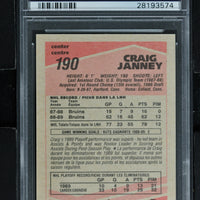 1989 O-Pee-Chee  Hockey #190 Craig Janney RC - PSA 9 - RC000001869