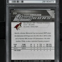 2015 Upper Deck Series 1 Hockey #213 Henrik Samuelsson RC - PSA 9 - RC000001906