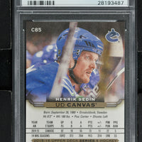 2015 Upper Deck Series 1 Canvas Hockey #C85 Henrik Sedin - PSA 10 - RC000001922