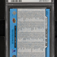 2016 Upper Deck Series 1 Hockey #200 Checklist 101-200 - PSA 8.5 - RC000001936