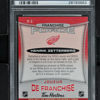 2016 Upper Deck Tim Hortons Franchise Force Hockey #FF-3 Henrik Zetterberg - PSA 10 - RC000001992