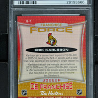 2016 Upper Deck Tim Hortons Franchise Force Hockey #FF-7 Erik Karlsson - PSA 10 - RC000001997