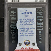 2016 Upper Deck Tim Hortons Clear Cut Phenoms Hockey #CC-2 Jack Eichel - PSA 10 - RC000002006