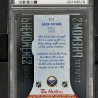 2016 Upper Deck Tim Hortons Clear Cut Phenoms Hockey #CC-2 Jack Eichel - PSA 10 - RC000002007