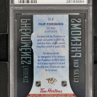 2016 Upper Deck Tim Hortons Clear Cut Phenoms Hockey #CC-8 Filip Forsberg - PSA 10 - RC000002015