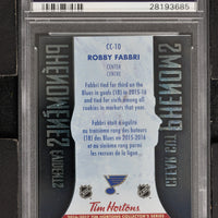 2016 Upper Deck Tim Hortons Clear Cut Phenoms Hockey #CC-10 Robby Fabbri - PSA 10 - RC000002016