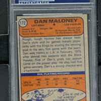 1974 Topps  Hockey #172 Dan Maloney - PSA 8 - RC000002083