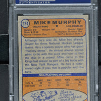 1974 Topps  Hockey #224 Mike Murphy - PSA 9 - RC000002087