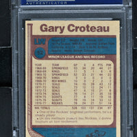 1977 O-Pee-Chee  Hockey #52 Gary Croteau - PSA 8 - RC000002109