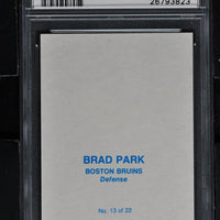 1977 Topps Glossy Inserts  Hockey #13(a) Brad Park - Square Corners - PSA 9 - RC000002117