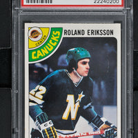 1978 O-Pee-Chee Hockey #241 Roland Eriksson - PSA 8 - RC000001344