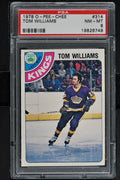 1978 O-Pee-Chee Hockey #314 Tom Williams - PSA 8 - RC000001346