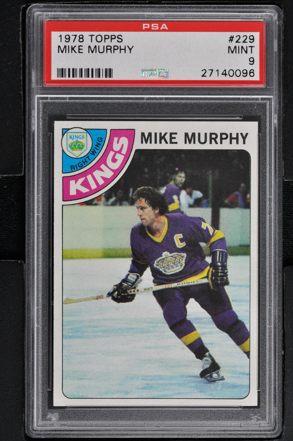 1978 Topps Hockey #229 Mike Murphy - PSA 9 - RC000001355