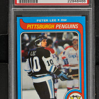 1979 Topps  Hockey #45 Peter Lee - PSA 8 - RC000001414