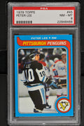 1979 Topps  Hockey #45 Peter Lee - PSA 8 - RC000001414