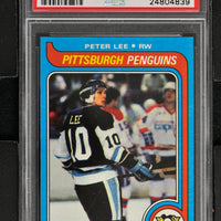 1979 Topps  Hockey #45 Peter Lee - PSA 8 - RC000001415