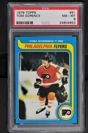 1979 Topps  Hockey #51 Tom Gorence - RC - PSA 8 - RC000001424