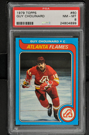 1979 Topps  Hockey #60 Guy Chouinard - PSA 8 - RC000001429