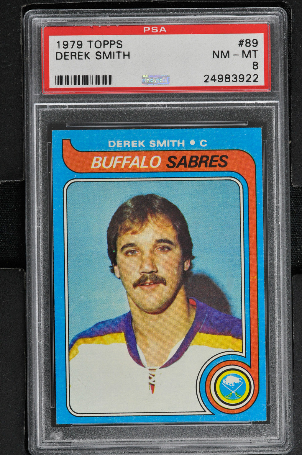 1979 Topps  Hockey #89 Derek Smith - PSA 8 - RC000001436