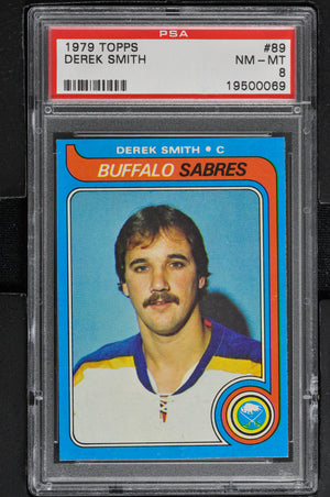 1979 Topps  Hockey #89 Derek Smith - PSA 8 - RC000001437