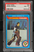 1979 Topps  Hockey #94 Denis Herron - PSA 8 - RC000001439
