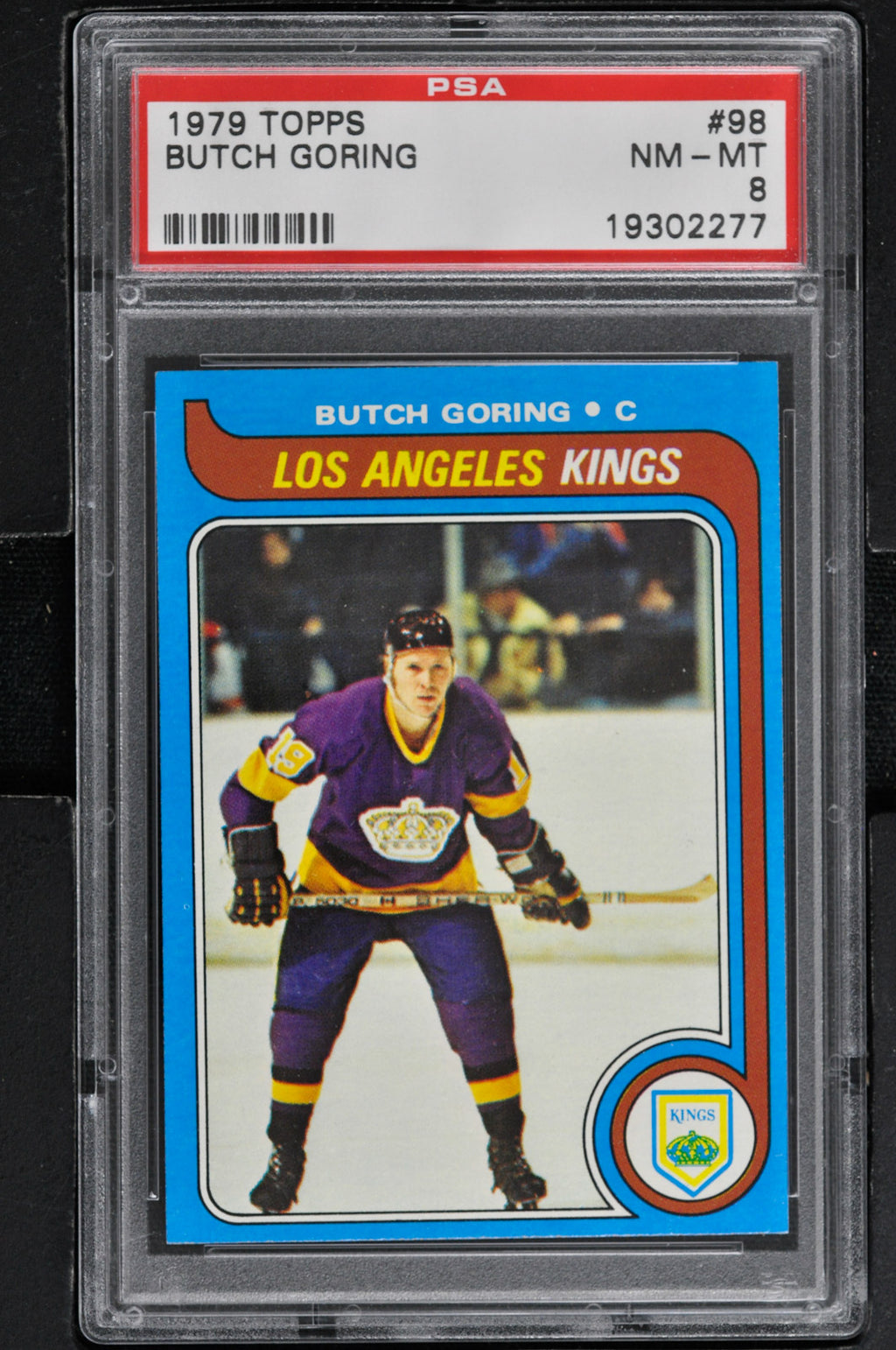 1979 Topps  Hockey #98 Robert "Butch" Goring - PSA 8 - RC000001442