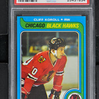 1979 Topps  Hockey #102 Cliff Koroll - PSA 8 - RC000001444