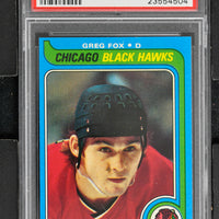 1979 Topps  Hockey #116 Greg Fox - RC - PSA 8 - RC000001450