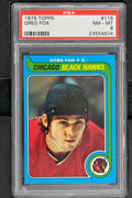 1979 Topps  Hockey #116 Greg Fox - RC - PSA 8 - RC000001450