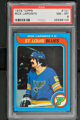 1979 Topps  Hockey #121 Rick Lapointe - PSA 8 - RC000001451