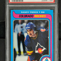 1979 Topps  Hockey #137 Randy Pierce - RC - PSA 8 - RC000001453