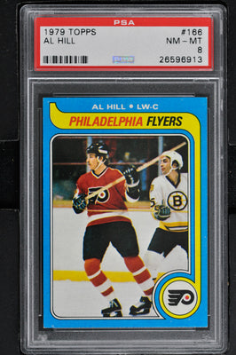 1979 Topps  Hockey #166 Al Hill - RC - PSA 8 - RC000001462