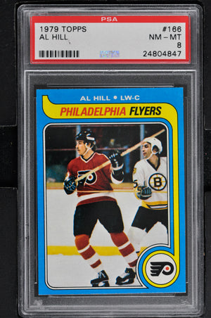 1979 Topps  Hockey #166 Al Hill - RC - PSA 8 - RC000001463