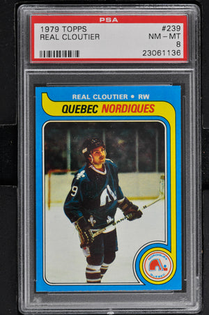 1979 Topps  Hockey #239 Real Cloutier - PSA 8 - RC000001497