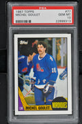 1987 Topps  Hockey #77 Michel Goulet - PSA 10 - RC000001674