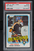 1981 O-Pee-Chee  Hockey #265 Pat Price - PSA 10 - POP 10 - (RC000001777)