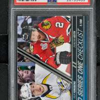 2015 Upper Deck Series 1 Hockey #199 Checklist 1-100 - PSA 10 - RC000001902