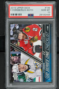 2015 Upper Deck Series 1 Hockey #199 Checklist 1-100 - PSA 10 - RC000001902