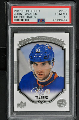 2015 Upper Deck Series 1 UD Portraits Hockey #P-3 John Tavares - PSA 10 - RC000001927