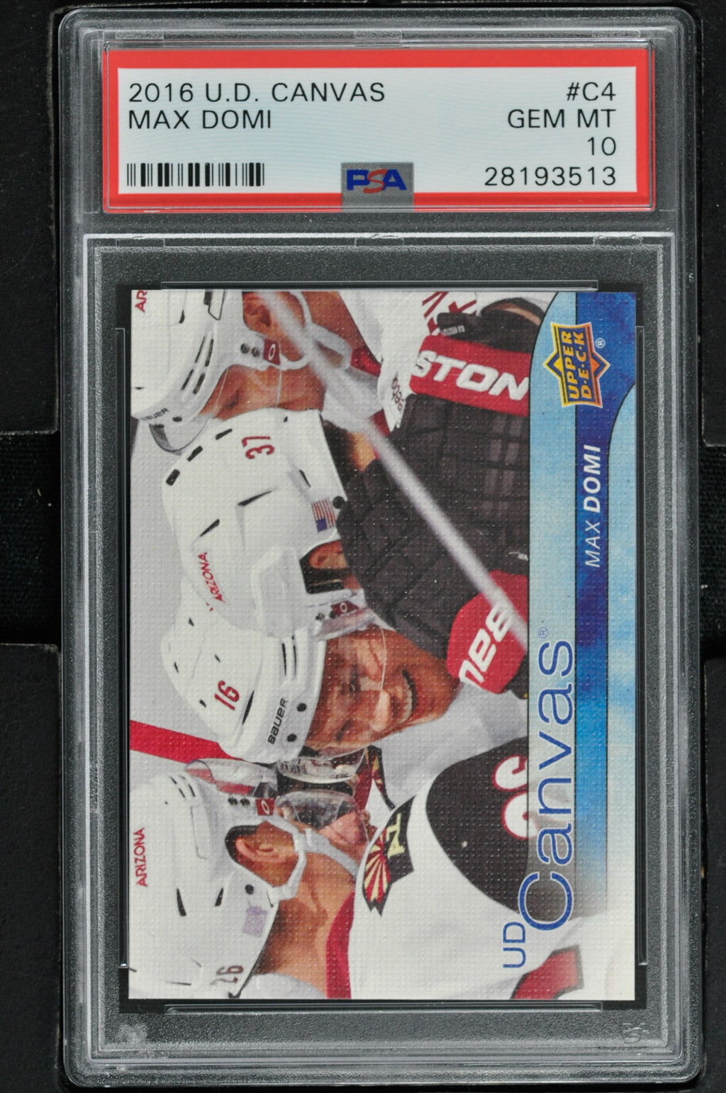 2016 Upper Deck Series 1 Canvas Hockey #C4 Max Domi - PSA 10 - RC000001948