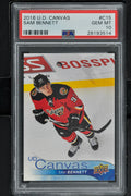 2016 Upper Deck Series 1 Canvas Hockey #C15 Sam Bennett - PSA 10 - RC000001949